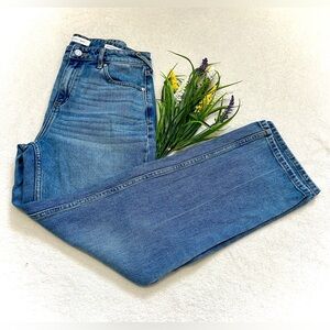 Cleo + Wolf Light Wash High Rise Straight Leg Jean - Size 27